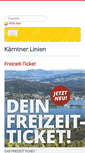 Mobile Screenshot of kaerntner-linien.at